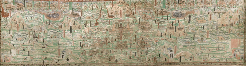 莫高窟第61窟五台山图。